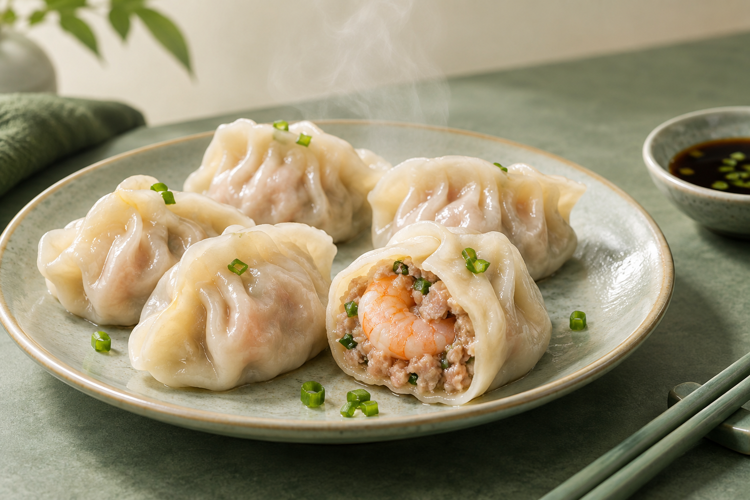 招牌鲜虾鲜肉水饺