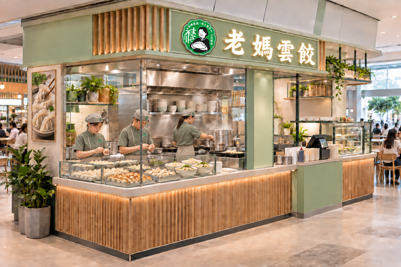 老妈云饺食阁店型