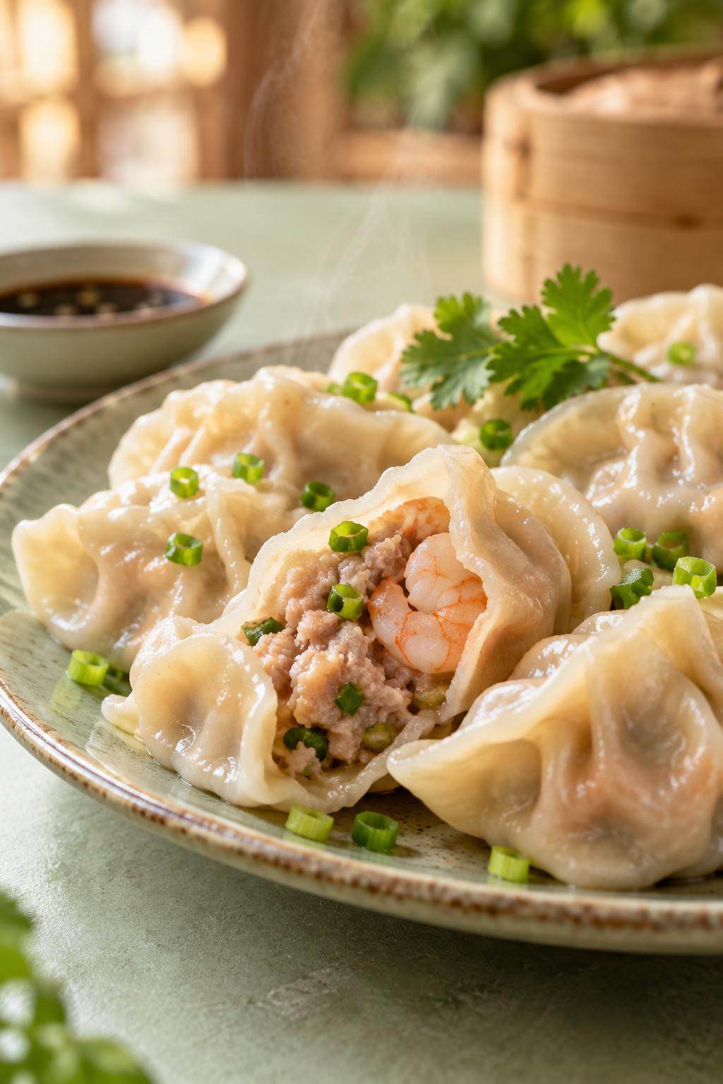 鲜虾鲜肉水饺